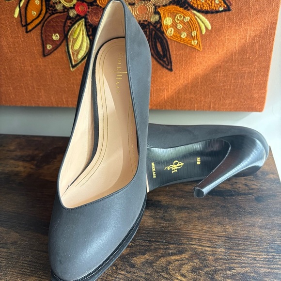 Cole Haan| ‘Chelsea’ Dark Grey Platform 4” Pumps Sz 8.5 - Picture 7 of 11